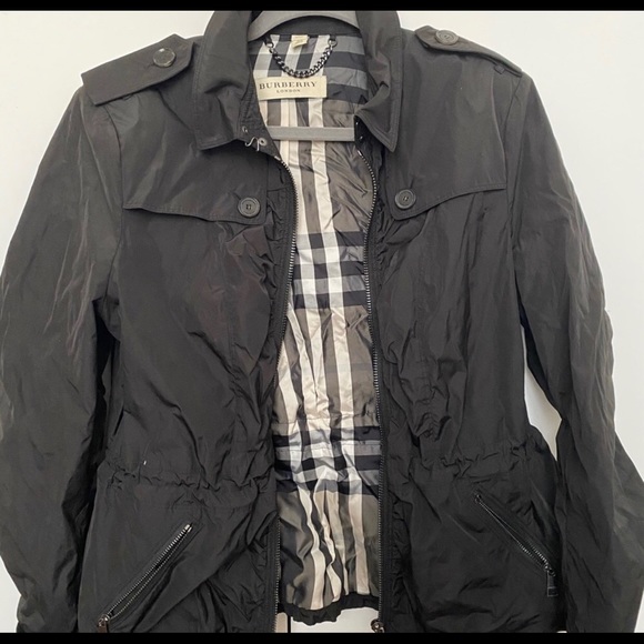 Burberry Jackets & Blazers - BURBERRY ZIPPERED RAIN COAT